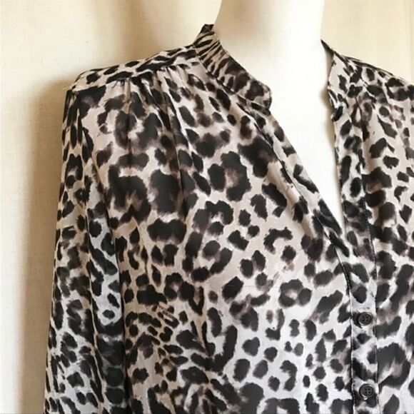 Vince Camuto Leopard Animal Print Dress - Picture 11 of 11